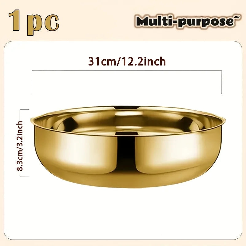 Stainless Steel Mixing Bowl - 3.1 Litre | 0.82 Gallon