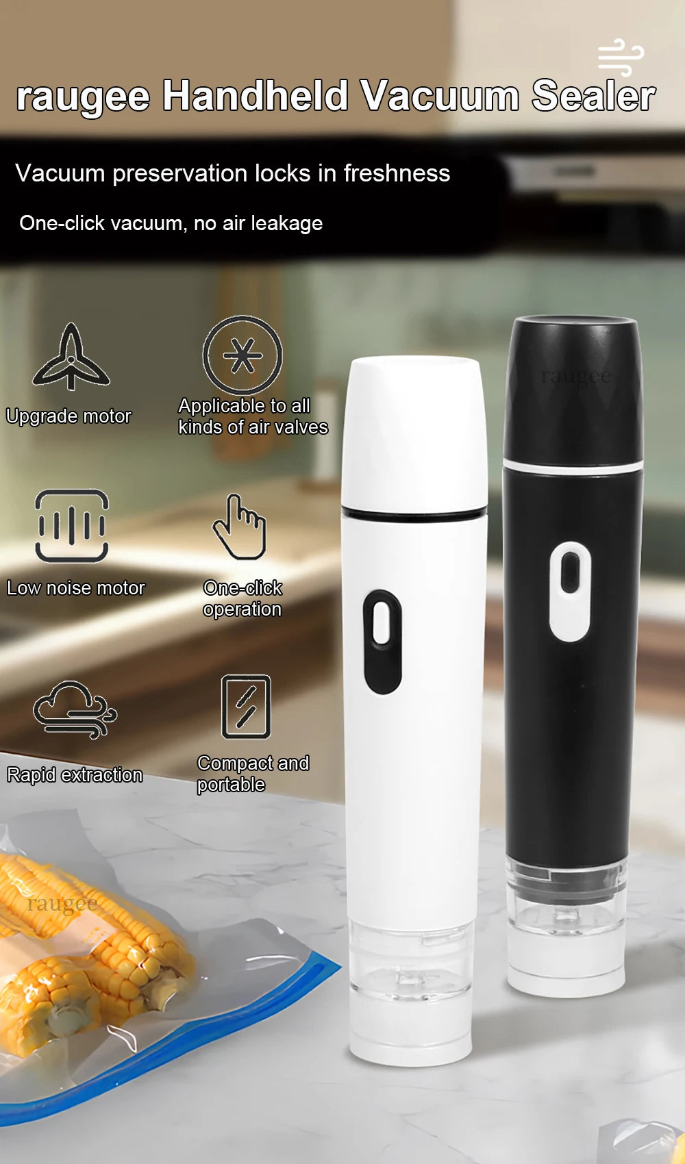 Portable USB Vacuum Food Sealer