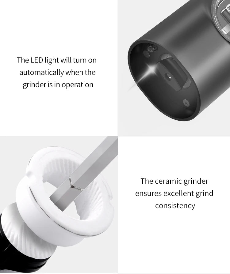 Automatic Electric Salt & Pepper Grinder