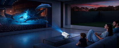 Smart Mini Projector with WiFi & Bluetooth