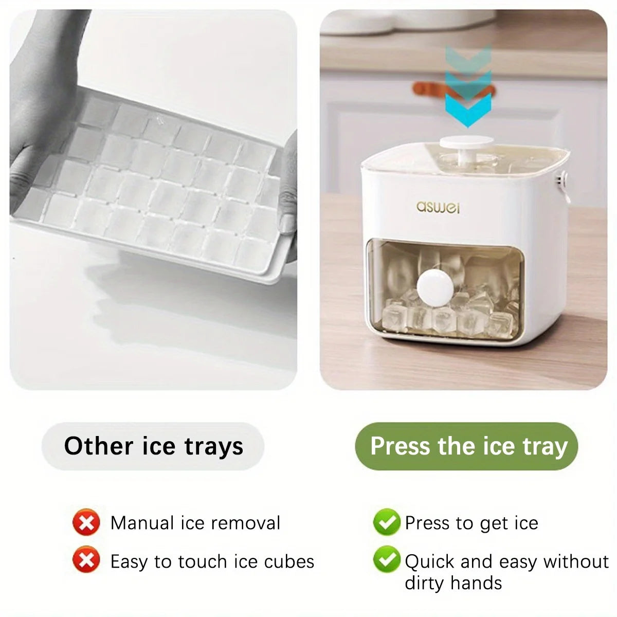 Quick Release 48-Cube Ice Tray