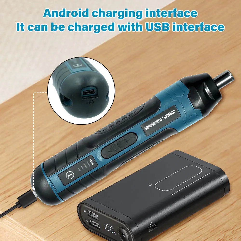 Rechargeable Cordless Electric Screwdriver Set